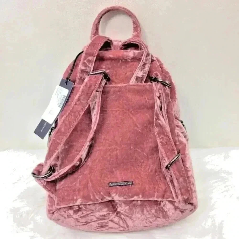 Rebecca Minkoff Pink Backpack Soft Textured Casual NWOT